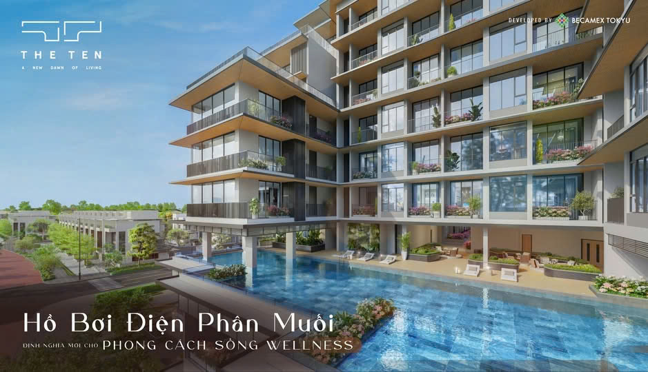 mua căn hộ The TEN hồ bơi không gây kích ứng da